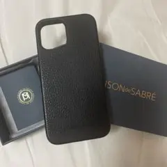 MAISON SABBÉ 黒　ブラック　iPhone12 pro max 箱付き
