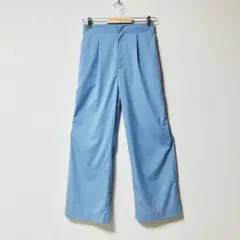 スラックス　(L)　40　青　レデイース　古着
