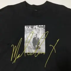 Malcolm X マルコム X 6.5oz T-シャツ 黒