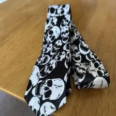 ドクロ,スカル柄キッズネクタイ