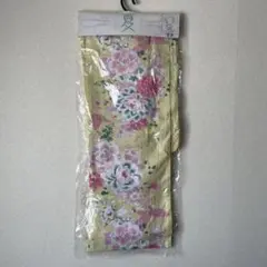 新品　浴衣　イエロー　花柄　フリーサイズ