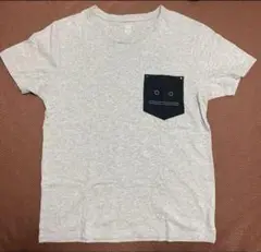 グラニフ Tシャツ 半袖 胸ポケット メンズ ビューティフルシャドー