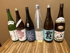 日本酒６本セット　 まんさくの花、南部美人、たかちよ、貴、八海山、その他
