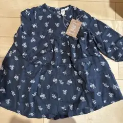 little cottonclothes 長袖ワンピース3-4y 新品未使用