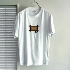90s〜early 00s USA製 TULTEX 刺繍Tシャツ L ホワイト