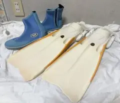 マリンブーツ SAS 24cm・GULL COCO フィン　2点セット