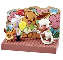 ポケモンの街2　祭りの街角　イーブイ&ドーブル