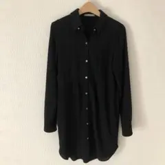 セオリー ロングシャツ ブラック