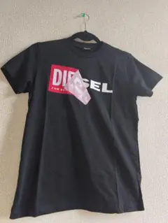 新品未使用１０Ｙ DIESEL ロゴ ブラック Tシャツ タグ付 140cm相当