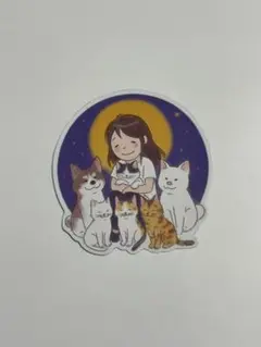 オリジナルイラスト、動物にも愛を♪マグネット♪