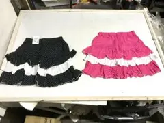 ニッセン　綿100% スカート　150サイズ　まとめて2色組　新品　★9569P