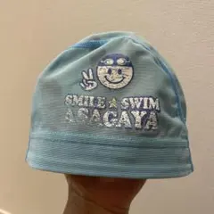MIZUNO 水泳帽 水色 SMILE SWIM ASAGAYA サイズ2