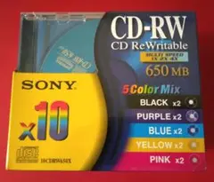 SONY CD-RW 10pack