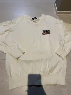 RODEO CROWNS Vネックニット アイボリー