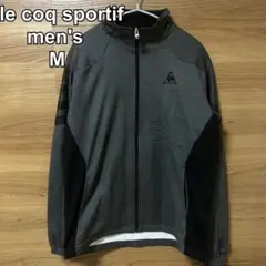 ルコックスポルティフ　メンズ　ジャージジャケット　長袖　ジップアップ　グレー　M