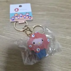 キティ サンリオ ミャクミャク クリア キーホルダー