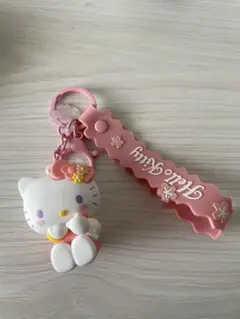 ハローキティ キーホルダー ピンク