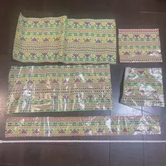 ★レア柄★ ラミネート　生地　ハギレセット　ポタニカル柄