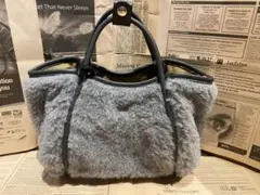 未使用タグ付き☆MAX MARAテディベアミバッグ(グレー