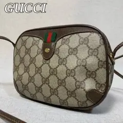 410B27|美品|グッチ シェリーライン GGスプリーム ポシェット