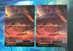 MTG 山/Mountain EOE ボーダーレス 日本語版2枚