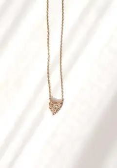 STAR JEWELRY K10 ダイヤモンド ハートネックレス