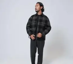 KAJA WOOL BUFFALO CHECK CPO JACKETサイズ2
