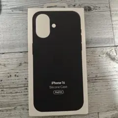 新品-純正同等品-iPhone16 　シリコンケース-ブラック