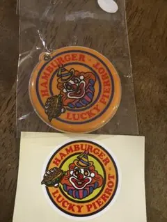 新品　ラッキーピエロ　キーホルダー　ガチャガチャ