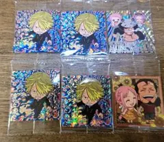 ワンピース　ウエハース　サンジ　くま　レベッカ　キュロス　6枚