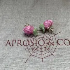 新品未使用】APROSIO & CO ピアス 2点セット 巾着付き