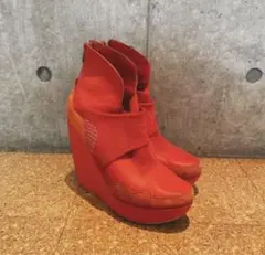 値下げ レア Y-3 スニーカー 赤 23.5