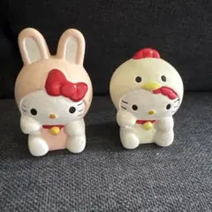 ハローキティ 陶器フィギュアセット