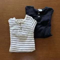 H&M ベビー長袖ボディスーツセット