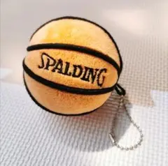 SPALDINGスポルディングキーチェーンプラッシュバスケットボールキーホルダー