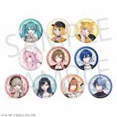 プロセカ　缶バッジ　クリエイターズフェスタ　7点