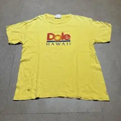 Dole Hawaii ハワイ　半袖　tシャツ　黄色　イエロー