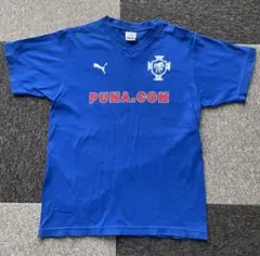 プーマ・Puma 青 Vネックシャツ PUMA.COM