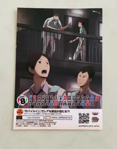 ハイキュー 写真？ ブロマイド 及川徹 岩泉一 金田一 国見英 2015 傷あり