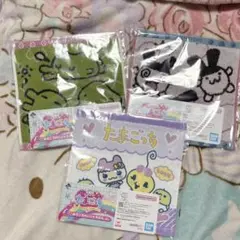 たまごっちくじE賞　あのころのハンドタオル 3枚セット