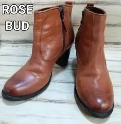 ROSE BUD ローズバッド ジッパー付きショートブーツ 22.5㎝