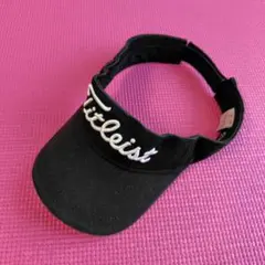 Titleist ブラック バイザー 　フリーサイズ