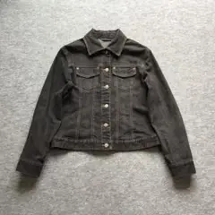 IY BASICS ジャケット ブラックデニム コットン 062703