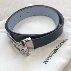 EMPORIO ARMANI リバーシブルベルト バックル付き ネイビー Boy