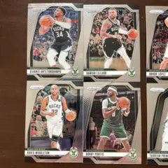 NBA ミルウォーキー・バックス 選手カード8枚セット