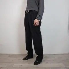 CHRISTIAN ORANI ストレートスラックス ブラック /KW194