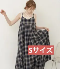 hinari コットンボリュームキャミワンピース Sサイズ