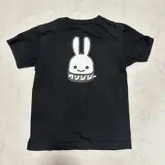 CUNE クソジジー ウサギプリント Tシャツ ブラック 黒