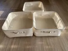ポリエステル麻 ソフトボックス 角型 小/無印良品