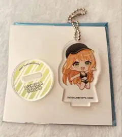 【学マス】紫雲清夏 スイパラ江ノ島海の家 アクスタキーホルダー